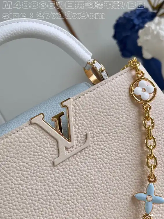 VUITTON BB-27*18*9CM CAPUCINES LOUIS 0627